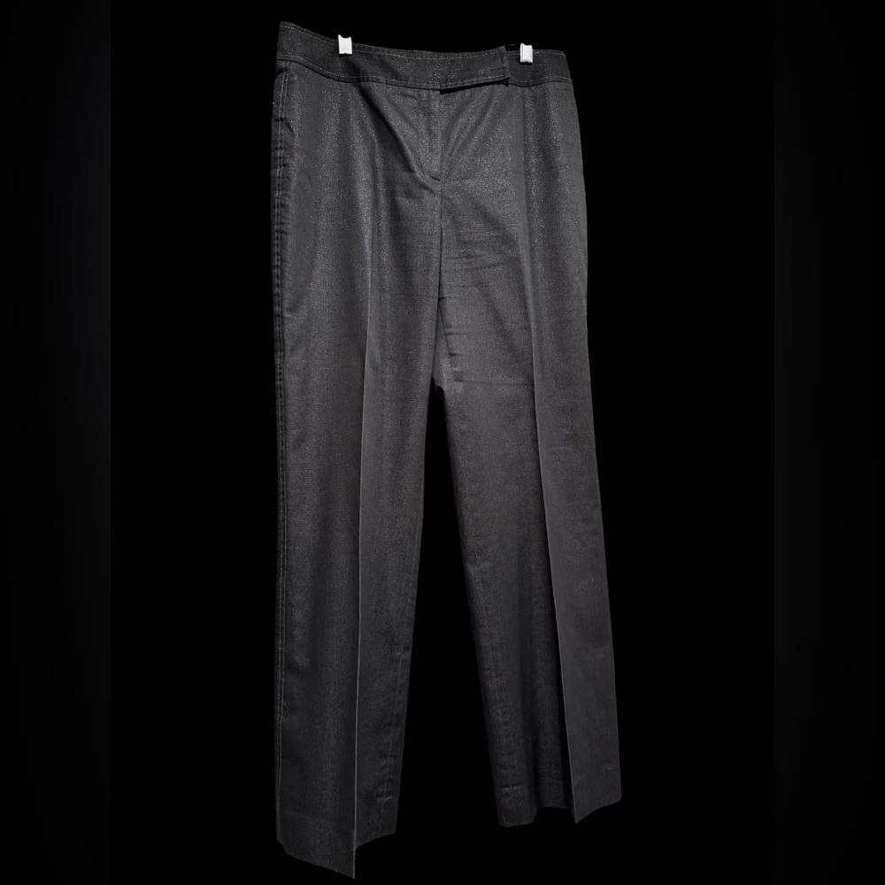 Tahari Elegant Black Suit for Women. Playful metallic look. - Picture 4 of 12